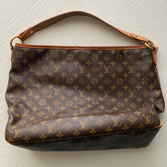 LOUIS VUITTON - Monogrammed brown canvas/leather. - Picture 2 of 6
